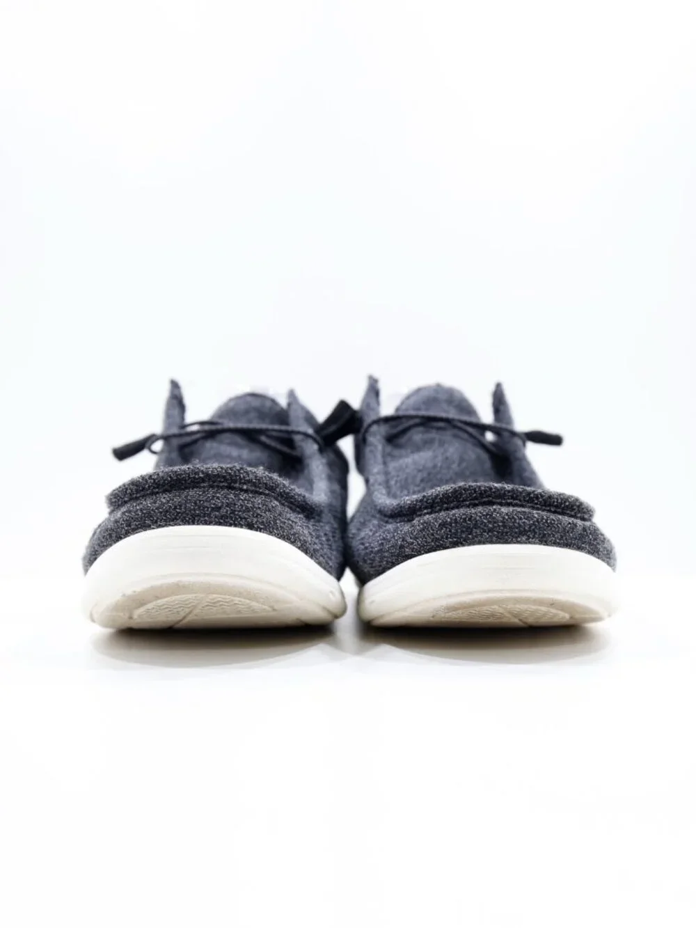 DayFive Carter Gray Black Knit Lightweight Casual Slip On Shoes - Men's 13